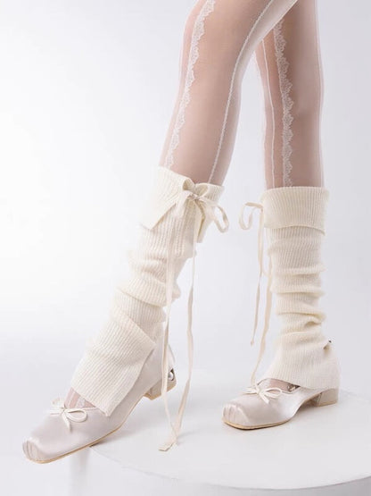 New Fashion Soft ribbon ballet leg warmers