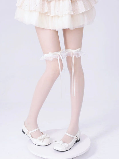 Sexy Thin ribbon lolita stockings