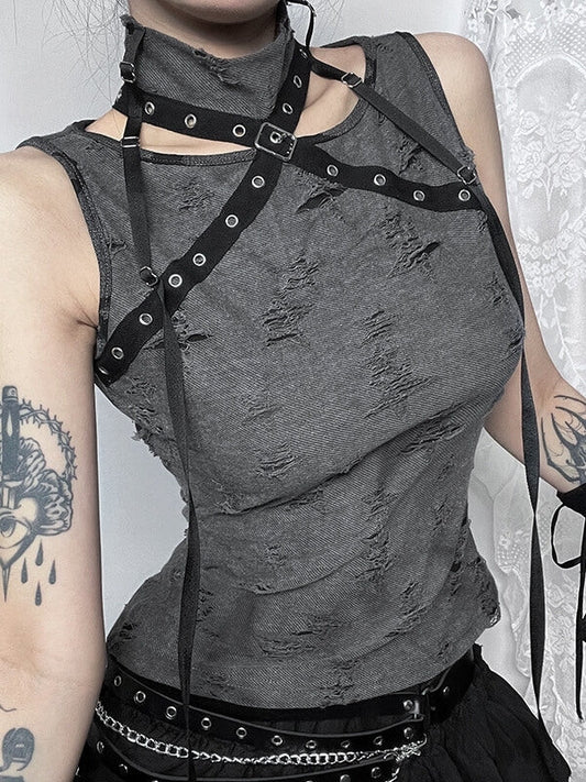 Wasteland desert tattered cami top