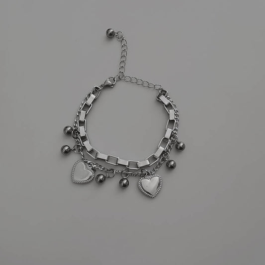 Sexy alternative hearts bracelet