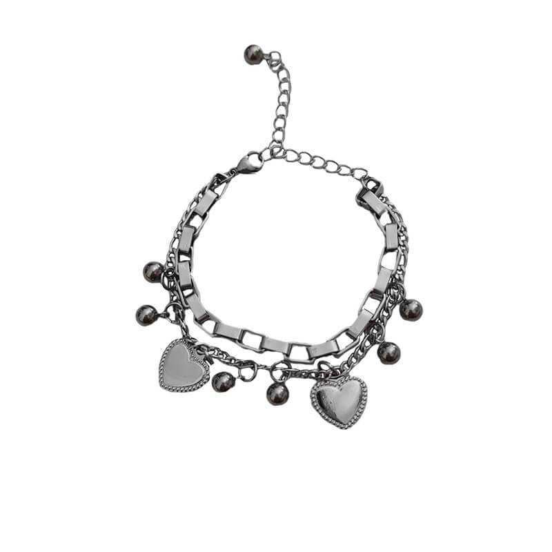 Sexy alternative hearts bracelet