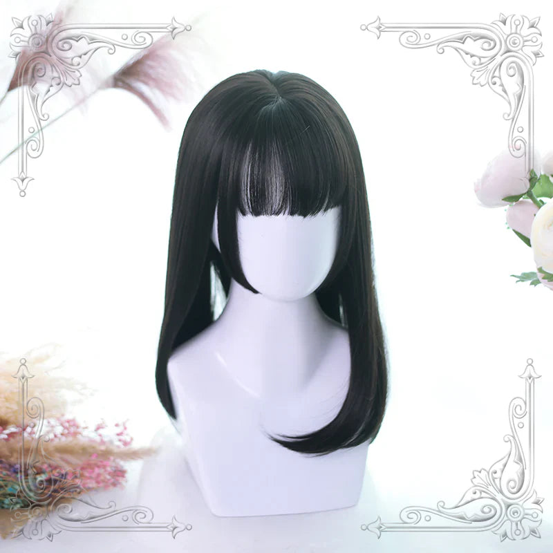 Free Shipping For Hivava Sweet Long Hair Hime Cut Wig