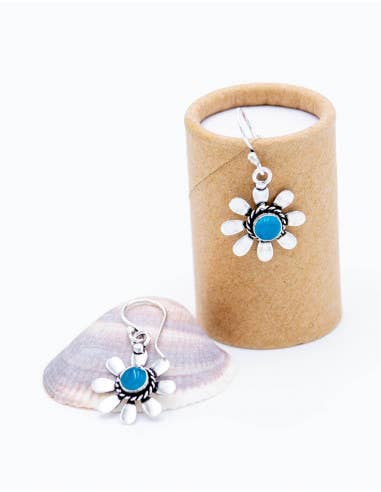 Free Shipping For Flower earrings with stone