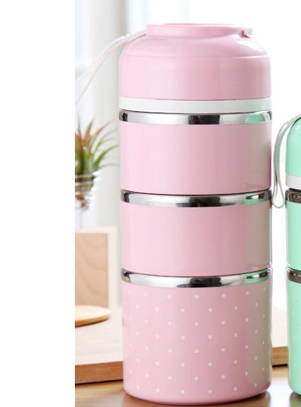 Free Shipping ForCute Japanese Thermal Lunch Box Leak-Proof Stainless Steel Bento Box Kids Portable Picnic School Food Container Drop Shipping