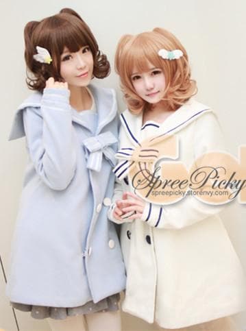 Free Shipping For Hivava Pastel Cute Cat Ears Girly Curly Short Wig 2 colors