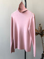 Casual Loose Long Sleeves Solid Color Heaps Collar Pullovers-Homeunderwear