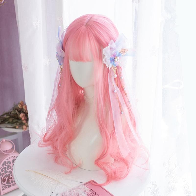 Free Shipping For Hivava Pink Orange Lolita Cosplay Wigs