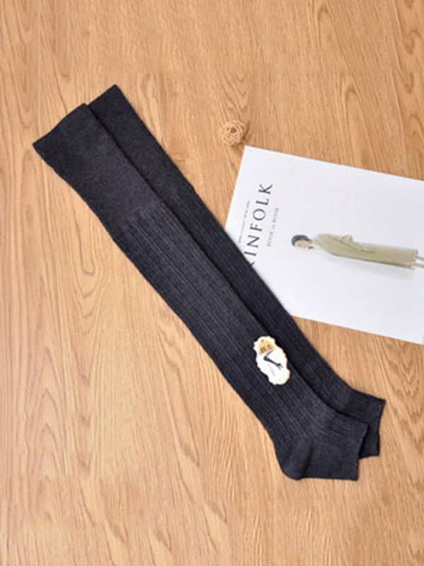 New Fashion Casual Skinny Keep Warm Solid Color Leg Warmers Accessories-Homeundewear