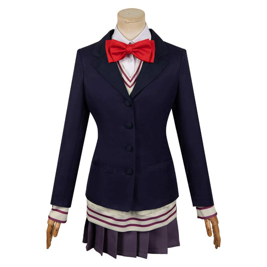 Free Shipping For_andadan Anime Aira Shiratori Women Blue Uniform Dress Party Carnival Halloween Cosplay Costume