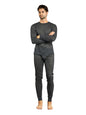 Men's Thermal Crew Neck Top & Bottoms Long Johns Underwear Set