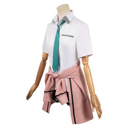 Free Shipping For_ays with My Stepsister Anime Saki Ayase Women Pink Outfit Party Carnival Halloween Cosplay Costume