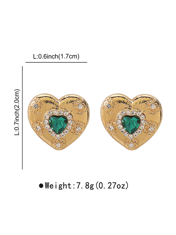 Heart Shape Earrings Accessories