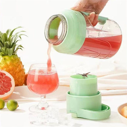 Free Shipping ForNew Arrival Summer Electric Juicer Portable Large Capacity 1500ml Juice USB Rechargeable Electric Portable Blender Kitchen Gadgets