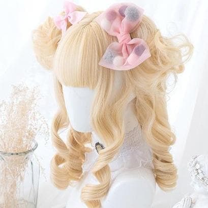 Free Shipping For Hivava Brown Short Curly Bun "Daydream Girl" Lolita Wig