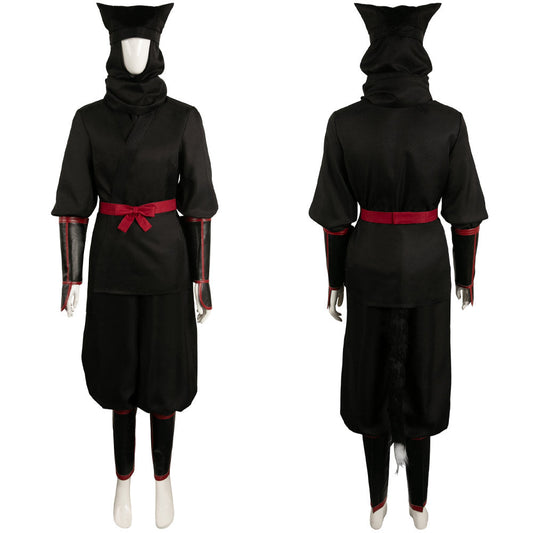 Free Shipping For_elicious in Dungeon Anime Izutsumi Women Black Outfit Party Carnival Halloween Cosplay Costume