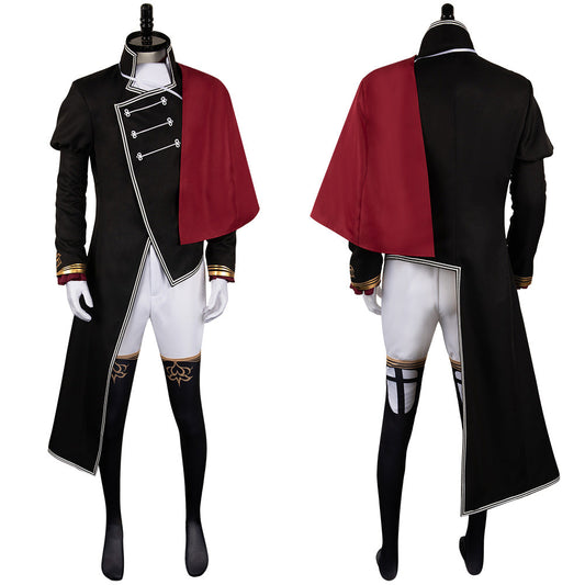 Free Shipping For_elico's Nursery Anime Gerhard Fra Black Outfit Party Carnival Halloween Cosplay Costume