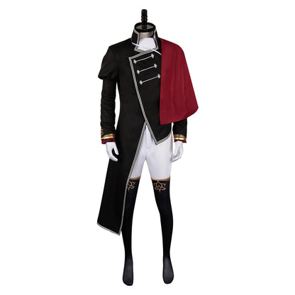 Free Shipping For_elico's Nursery Anime Gerhard Fra Black Outfit Party Carnival Halloween Cosplay Costume