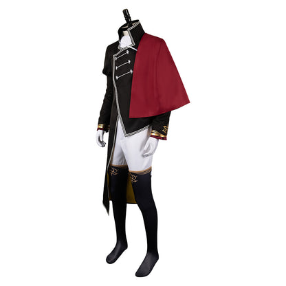 Free Shipping For_elico's Nursery Anime Gerhard Fra Black Outfit Party Carnival Halloween Cosplay Costume