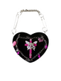 Punk Princess Leather Purse with Chain Strap