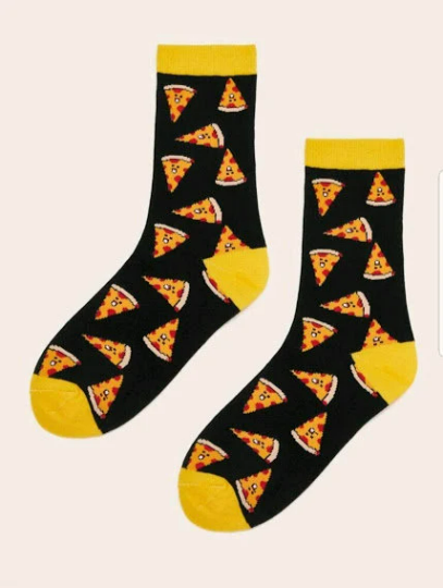 Free Shipping For Unisex Pizza Design Socks