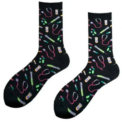 Free Shipping For Unisex Medical Design Socks