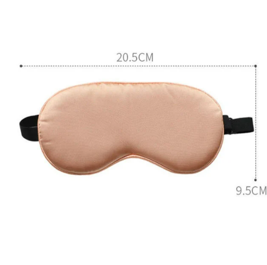 Free Shipping For Mulberry Satin Silk Travel Sleeping Eye Mask Set