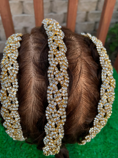 Free Shipping For Luxury Rhinestone Fashion Hair Braid, Hairpin