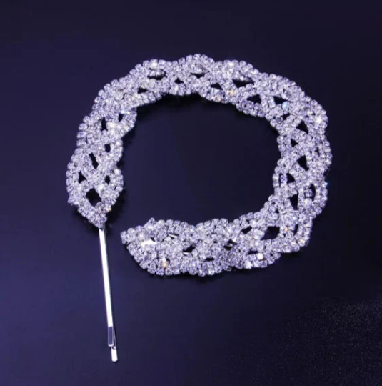 Free Shipping For Luxury Rhinestone Fashion Hair Braid, Hairpin