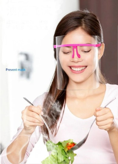 Free Shipping For Face shield, protective shield, clear, Reble, Anti Fog Face Shield Mask, Safety Shield with Glasses