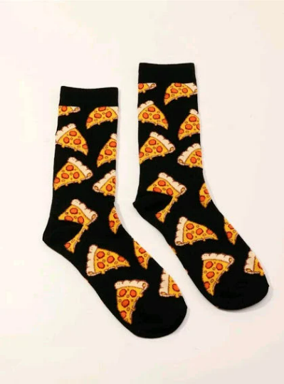 Free Shipping For Unisex Pizza Design Socks