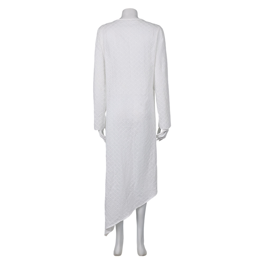 Free Shipping For_une: Part Two 2024 Movie Princess Irulan Women White Dress Party Carnival Halloween Cosplay Costume