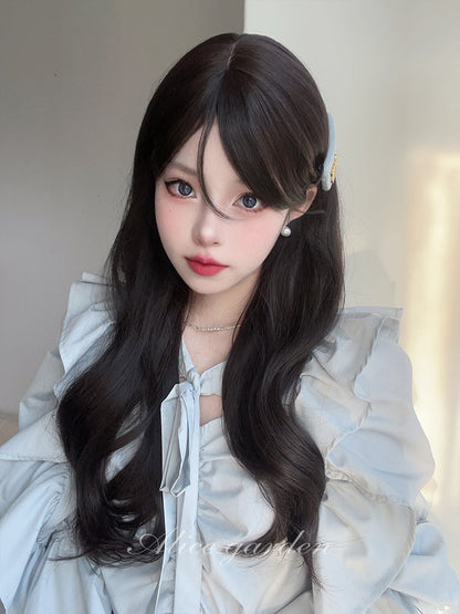 Free Shipping For Hivava Snow White Chocolate Brown Lolita Wig