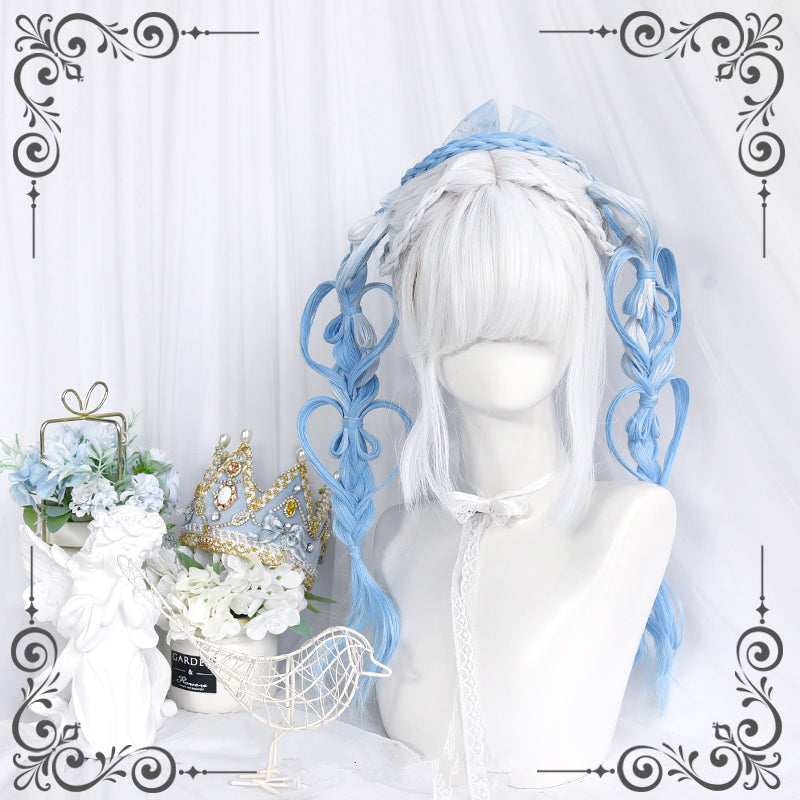 Free Shipping For Hivava Kawaii Lolita Ice Cream Blue Wig