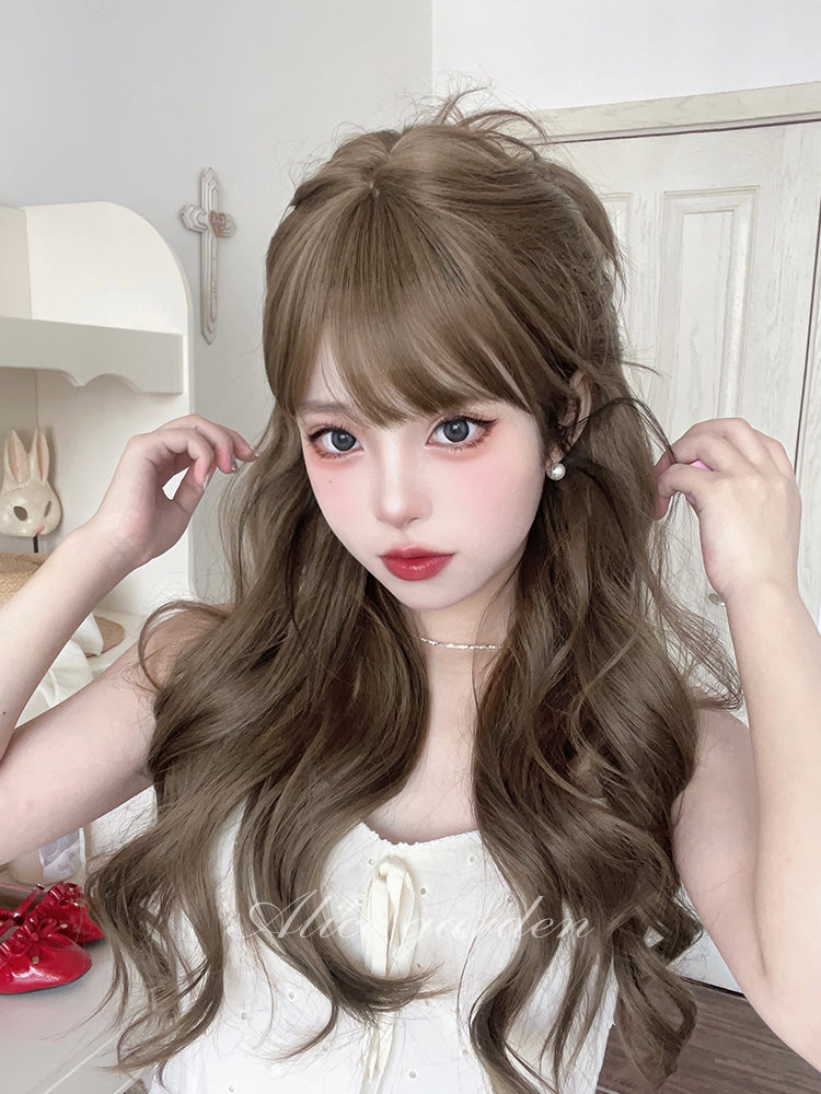 Free Shipping For Hivava Casual Series Natural Ash Brown Curly Wig