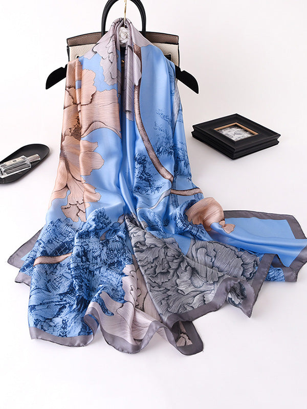 Vacation Floral Printed Shawl&Scarf-Homeunderwear