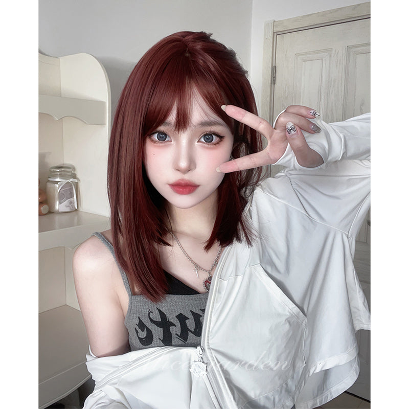 Free Shipping For Hivava Casual Series Redish Brown Straight Lolita Wig