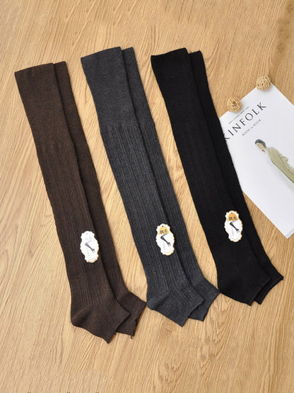 New Fashion Casual Skinny Keep Warm Solid Color Leg Warmers Accessories-Homeundewear