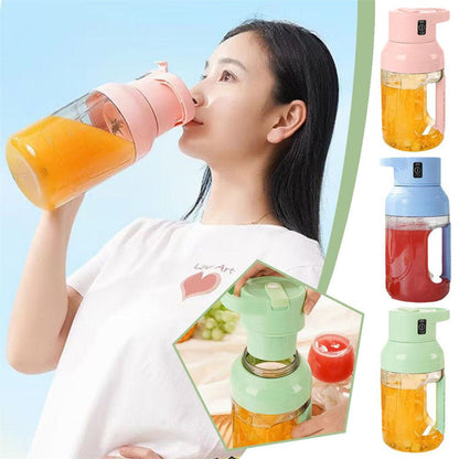 Free Shipping ForNew Arrival Summer Electric Juicer Portable Large Capacity 1500ml Juice USB Rechargeable Electric Portable Blender Kitchen Gadgets