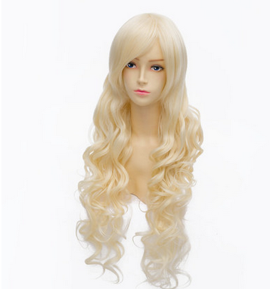 Free Shipping For Hivava Lolita Pale Gold Harajuku Cosplay Wig