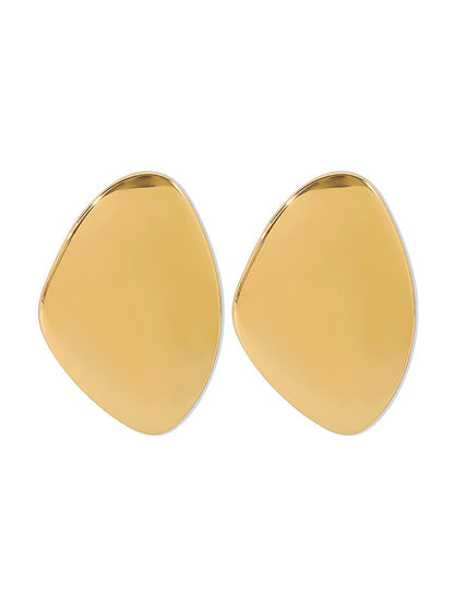 Geometric Solid Color Drop Earrings