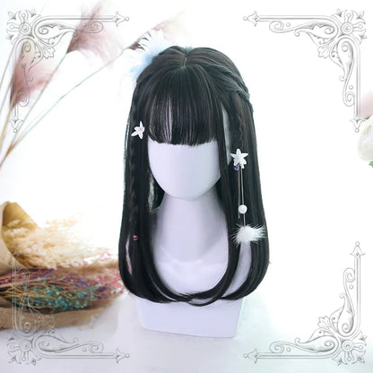 Free Shipping For Hivava Sweet Long Hair Hime Cut Wig