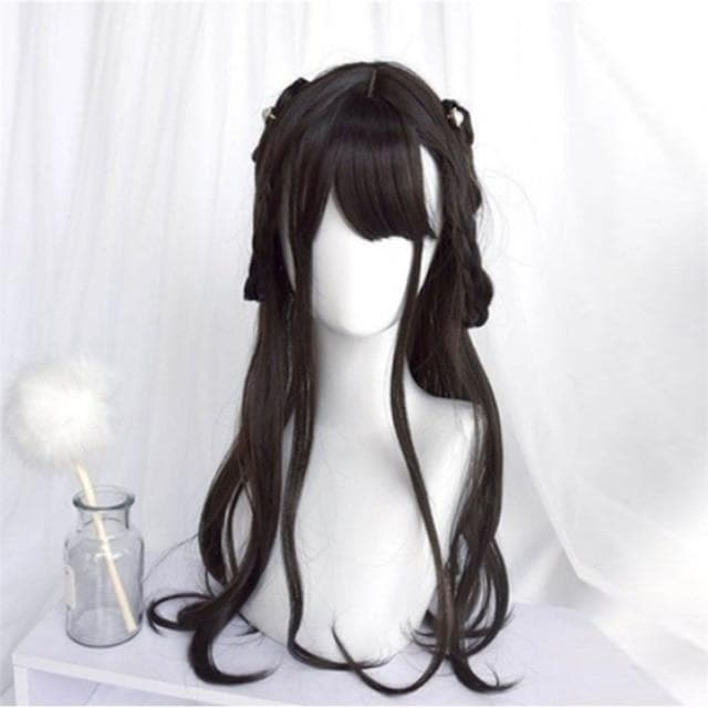 Free Shipping For Hivava Lolita Cute Girl Long Wavy Wig