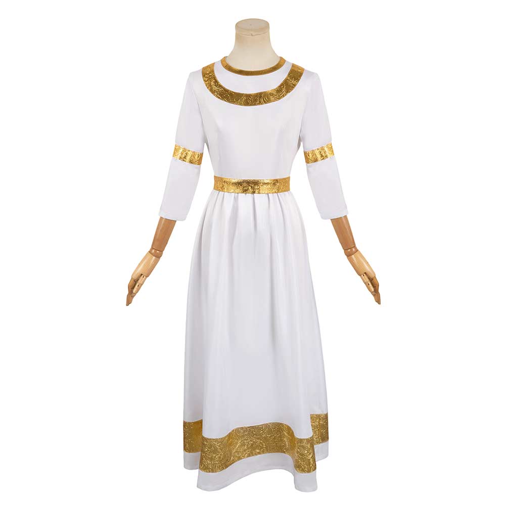 Free Shipping For_lden Ring Game Miquella Women White Dress Party Carnival Halloween Cosplay Costume