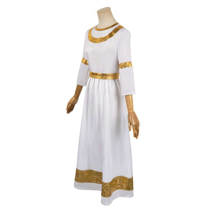 Free Shipping For_lden Ring Game Miquella Women White Dress Party Carnival Halloween Cosplay Costume