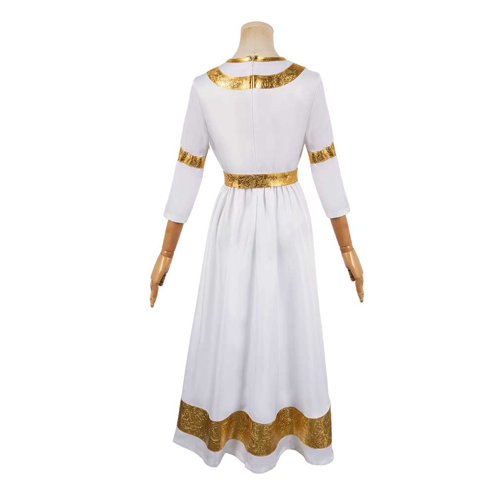 Free Shipping For_lden Ring Game Miquella Women White Dress Party Carnival Halloween Cosplay Costume