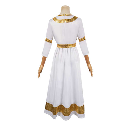 Free Shipping For_lden Ring Game Miquella Women White Dress Party Carnival Halloween Cosplay Costume