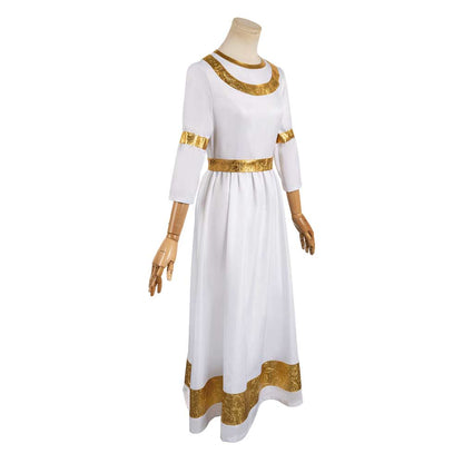 Free Shipping For_lden Ring Game Miquella Women White Dress Party Carnival Halloween Cosplay Costume