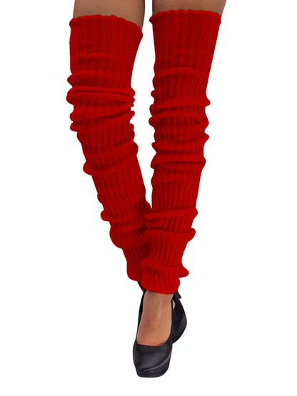 Slouchy Thigh High Knit Dance Leg Warmers