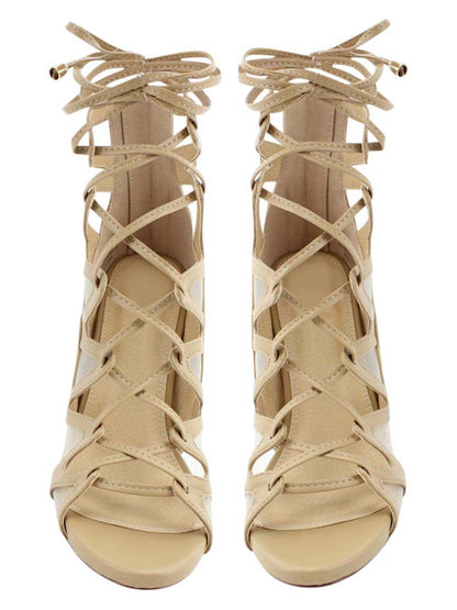 Lace-Up Heel Sandals For Women