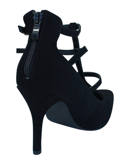 Buckled Womens High Heel Pumps